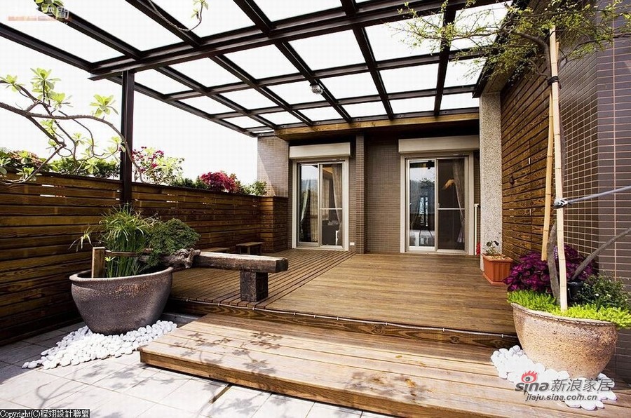 中式 跃层 阳台图片来自幸福空间在【高清】280.5平设计师粉丝的完美宅邸61的分享
