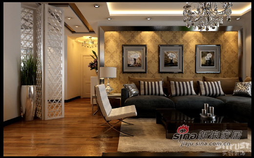 欧式 三居 客厅图片来自用户2746869241在花8万元打造低调奢华的138平欧式87的分享