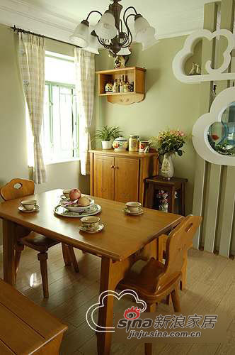 田园 二居 餐厅图片来自用户2737791853在独具匠心巧装90平爱的小屋60的分享