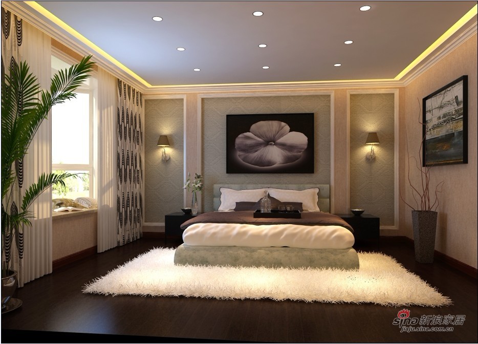 现代 三居 卧室图片来自用户2765170907在11万打造165平现代风格家居31的分享