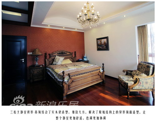 欧式 别墅 卧室图片来自用户2746953981在358平简欧风格别墅54的分享