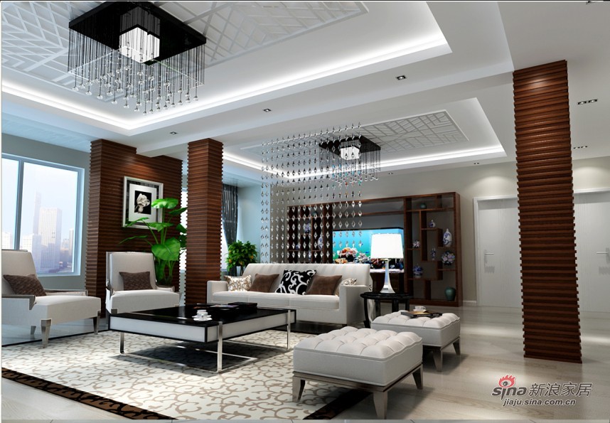 简约 三居 客厅图片来自用户2739081033在武汉实创装饰49的分享