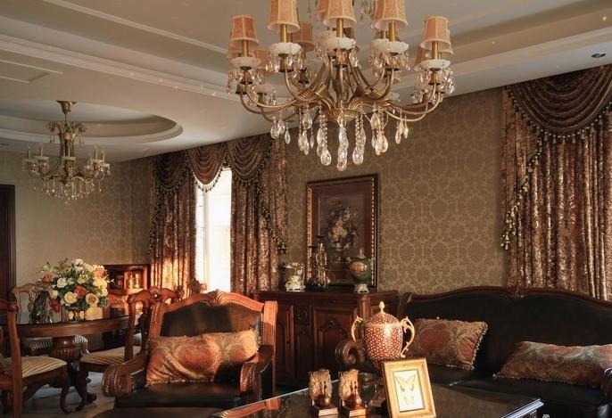 美式 三居 客厅图片来自用户1907686233在实景20万装高贵典雅180平米美式温馨爱家14的分享
