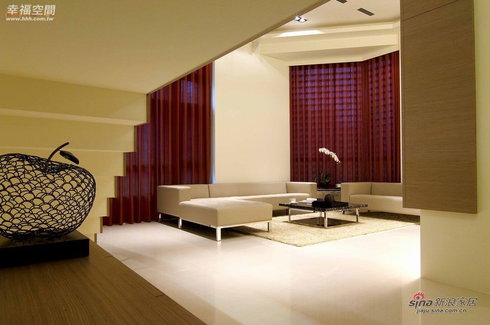 简约 复式 客厅图片来自幸福空间在165平米小复式的精致生活63的分享
