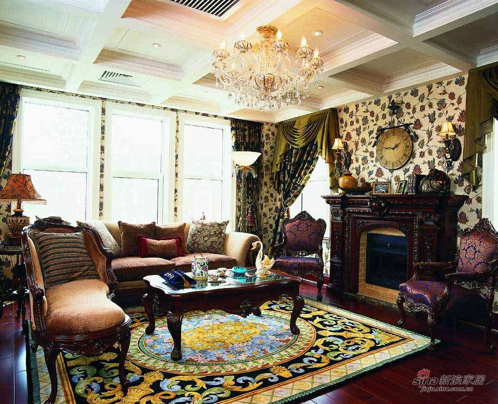 欧式 别墅 客厅图片来自用户2745758987在金地名京98的分享