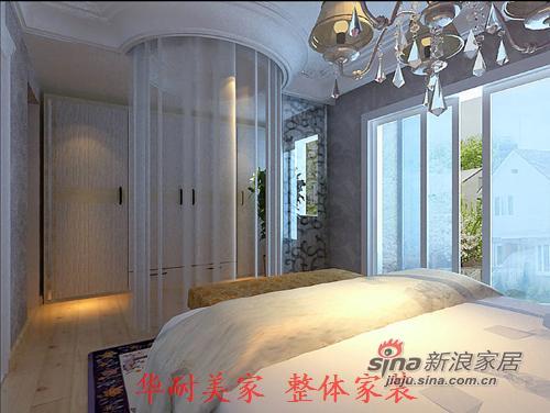 欧式 别墅 卧室图片来自用户2746953981在10万筑造低奢的欧式风格大平米别墅庄园36的分享