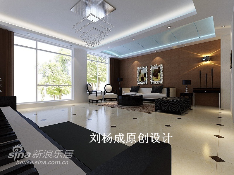 简约 别墅 客厅图片来自用户2739378857在新型简约别墅设计18的分享
