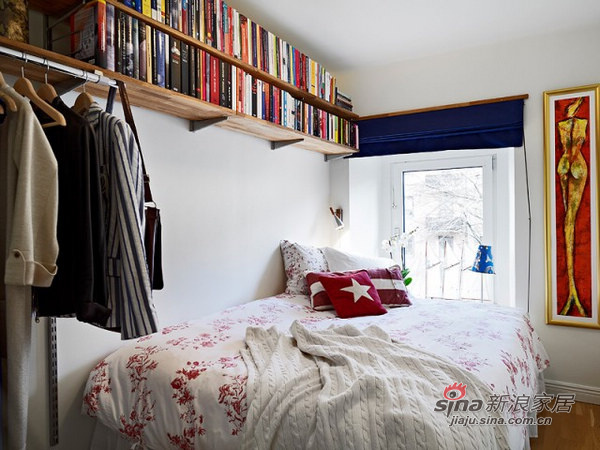 田园 公寓 卧室图片来自用户2737946093在46平米的迷人温馨公寓85的分享