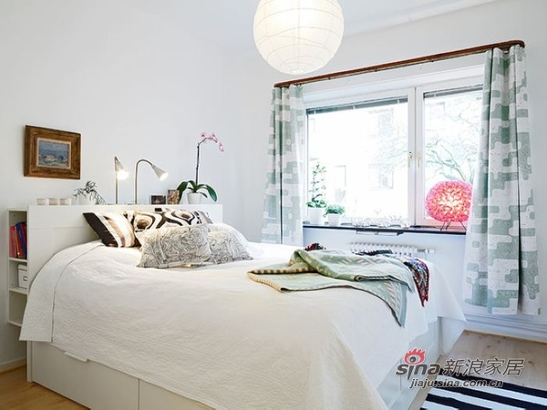 简约 公寓 卧室图片来自用户2738093703在北欧风格56平米瑞典公寓60的分享