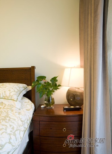 美式 二居 卧室图片来自佰辰生活装饰在钻石王老五85平美式时尚居98的分享
