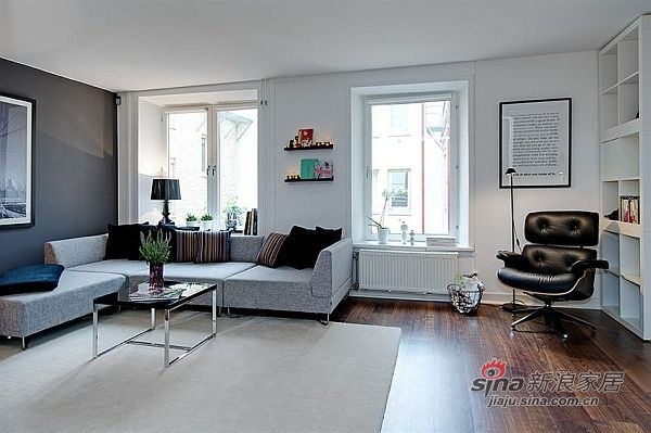 简约 一居 客厅图片来自用户2737786973在蓝白黑别具匠心的设计29的分享