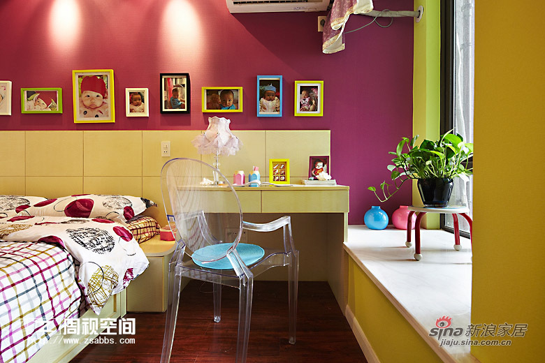 新古典 二居 儿童房图片来自杭州周视空间设计机构在【高清】白领165平浓妆艳抹色彩家53的分享