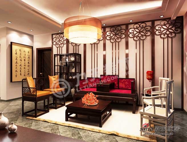 中式 三居 客厅图片来自阳光力天装饰在我的专辑904202的分享