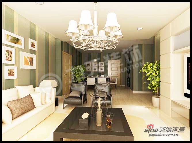 简约 三居 客厅图片来自阳光力天装饰在境界梅江-3室2厅-158.00㎡59的分享