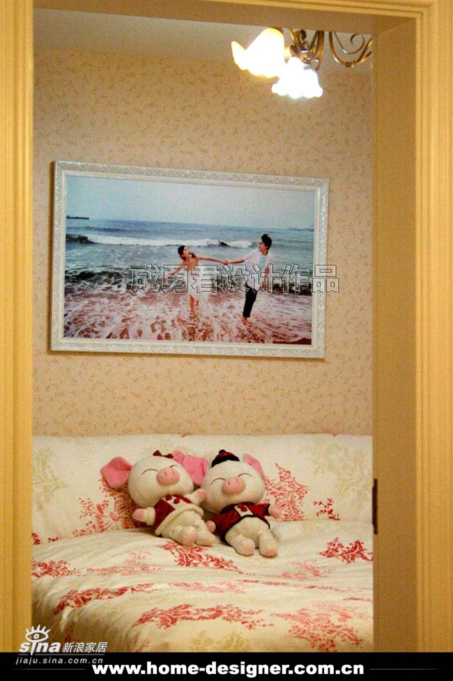 欧式 二居 卧室图片来自用户2745758987在正阳北里11的分享