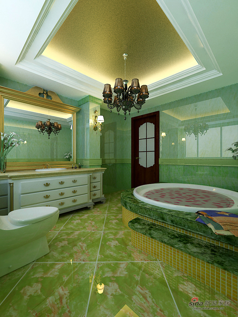 欧式 别墅 卫生间图片来自用户2746869241在400平纯正欧式奢华体验57的分享