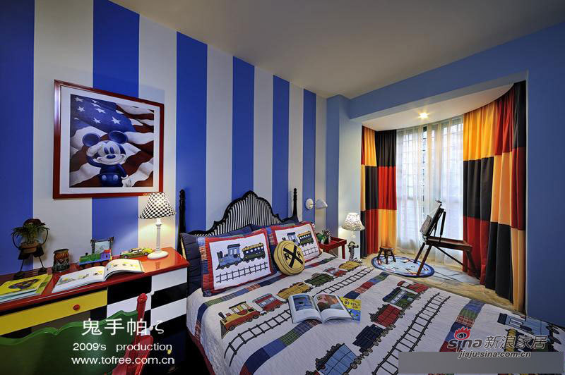 中式 三居 卧室图片来自用户1907659705在110平中式混搭3居浓重民族风13的分享