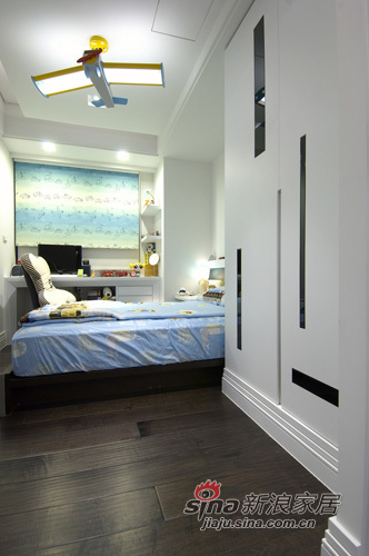 现代 公寓 卧室图片来自用户2772840321在33坪精致现代不对称风格56的分享