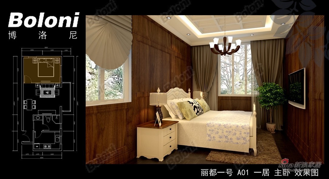 欧式 别墅 卧室图片来自用户2772873991在丽都壹号*居家生活21的分享