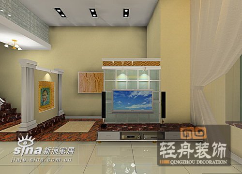 欧式 别墅 客厅图片来自用户2746889121在金色晓岛联排别墅90的分享