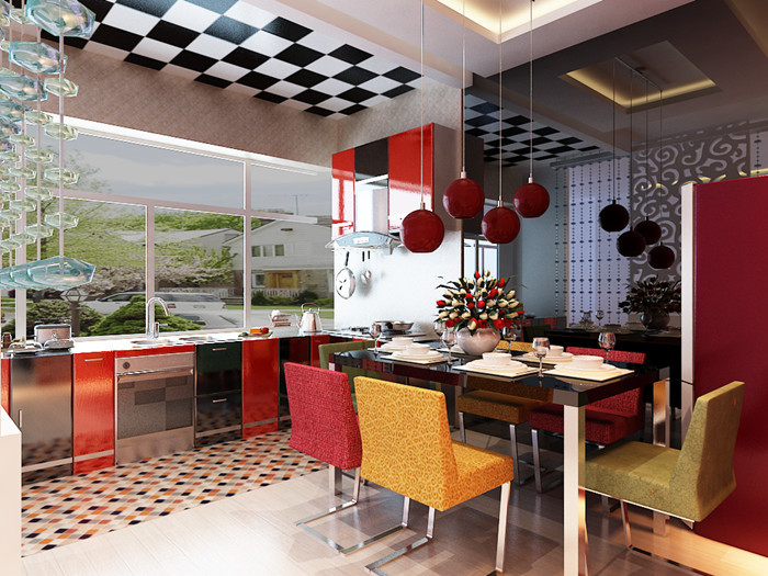 中式 二居 餐厅图片来自用户1907658205在5万8打造旭景兴园61平米两居的现代风格80的分享