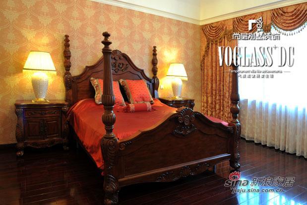 中式 别墅 卧室图片来自用户1907658205在东方普罗旺斯装修设计80的分享