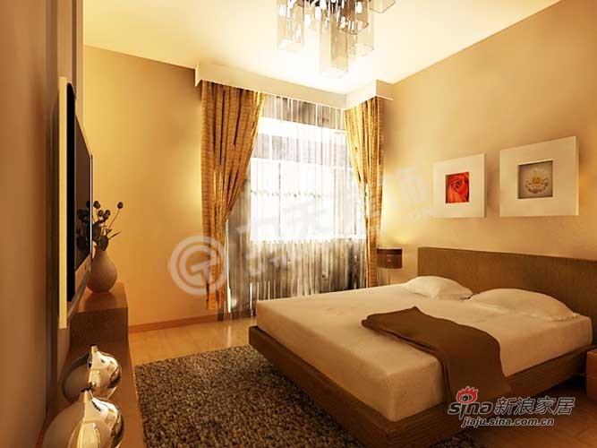 简约 三居 卧室图片来自阳光力天装饰在中国铁建国际城-E户型3室2厅1卫1厨-现代简约73的分享