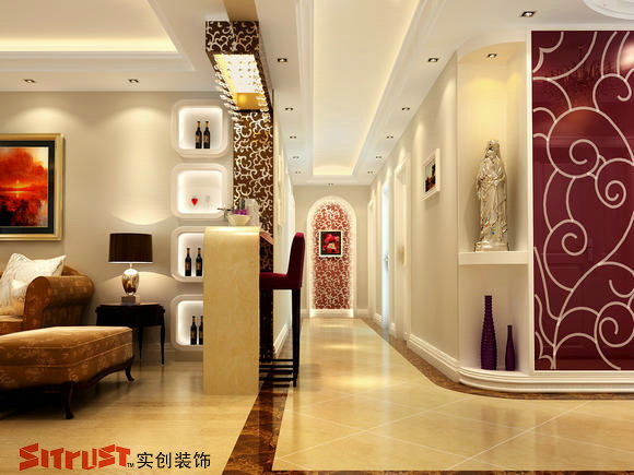 中式 三居 客厅图片来自用户1907696363在9.2万铸造独中式134平三居室48的分享
