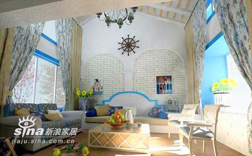 欧式 别墅 客厅图片来自用户2746953981在希腊风格的别墅设计18的分享