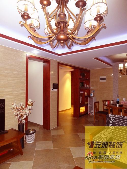 中式 三居 客厅图片来自用户1907659705在160平米简约新中式风格装修35的分享