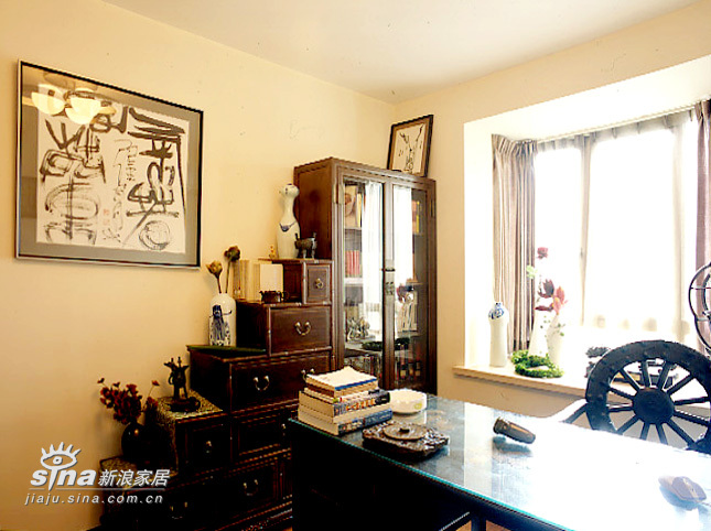 中式 一居 书房图片来自用户2748509701在营造现代中国风之家72的分享