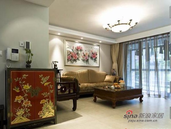 中式 三居 客厅图片来自用户1907659705在古典稳重大气的简中式风格75的分享