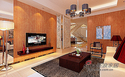 简约 公寓 客厅图片来自用户2738829145在300平现代简约别墅案例33的分享