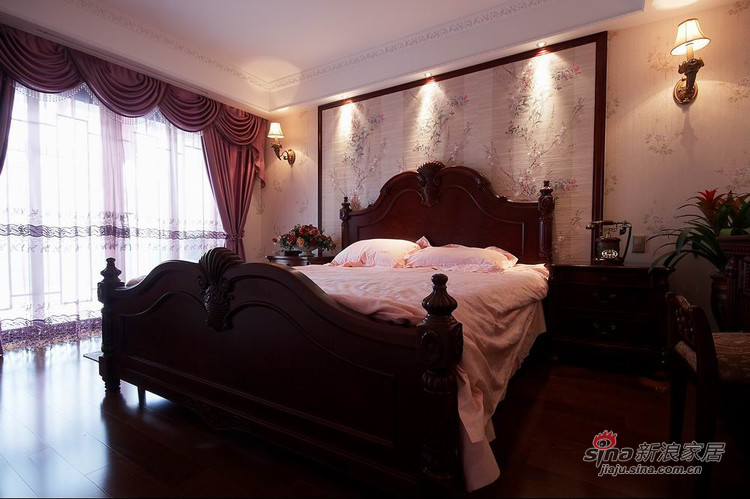 欧式 别墅 卧室图片来自用户2745758987在280平欧式混搭别墅温馨大气设计（多图）45的分享