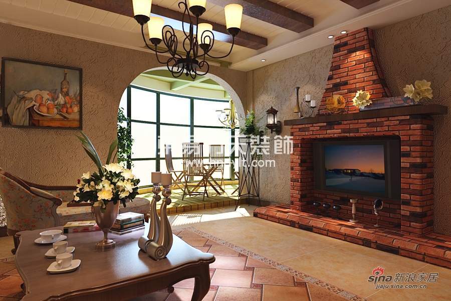 中式 四居 客厅图片来自用户1907658205在美式乡村66的分享