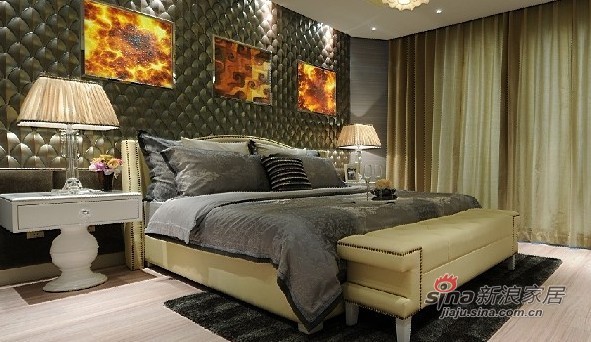 欧式 三居 卧室图片来自用户2772856065在展现300平高雅经典别墅10的分享