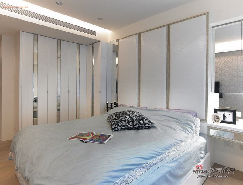 现代 二居 卧室图片来自幸福空间在喵星人与主人的115平现代居室64的分享