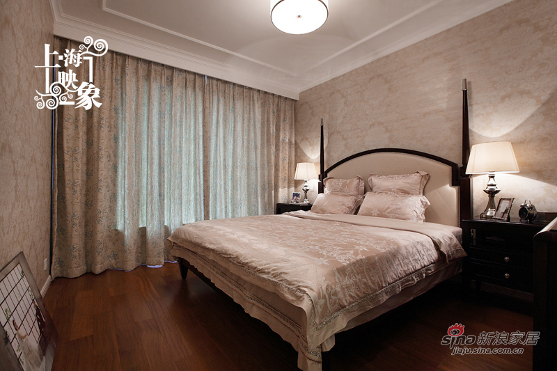 美式 二居 卧室图片来自上海映象设计-无锡站在【高清】半包10.5万装89平欣静美居68的分享