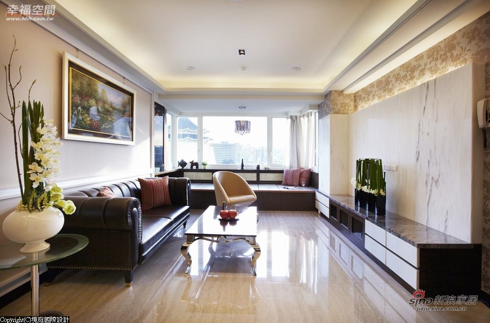 新古典 三居 客厅图片来自幸福空间在【高清】弹性房中房的99平生活可能42的分享