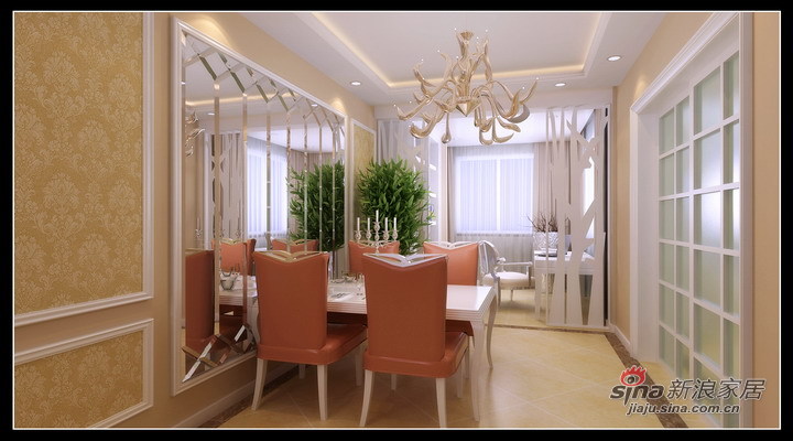 欧式 三居 餐厅图片来自用户2746953981在沈阳实创装饰 金地滨河国际44的分享