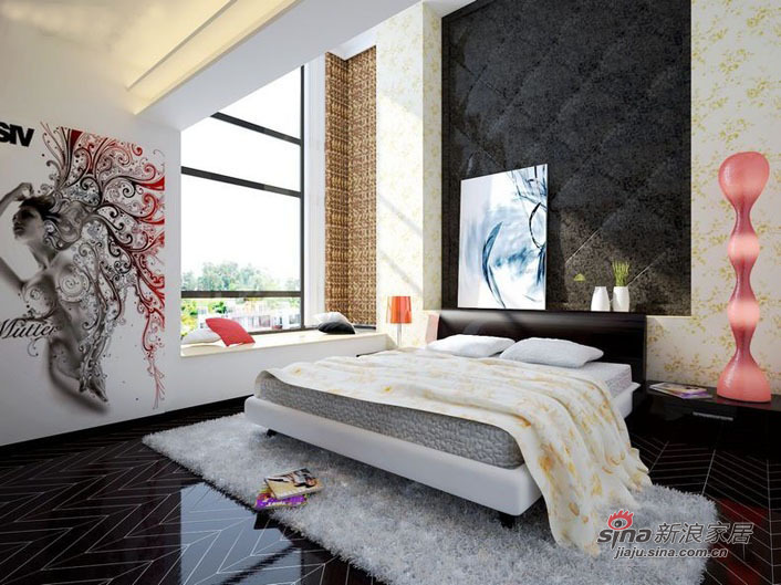 简约 公寓 卧室图片来自用户2737786973在13万全包打造180平优雅气质别墅34的分享