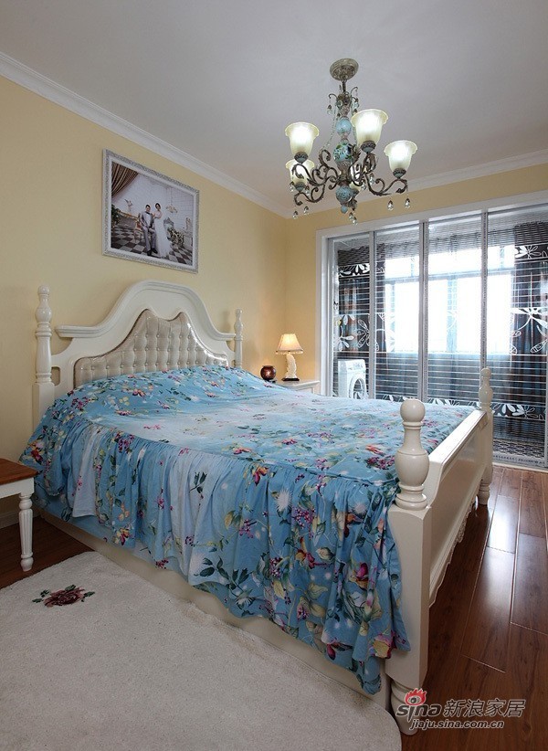 地中海 三居 卧室 欧式 公主房图片来自用户2757320995在大宅地中海14的分享