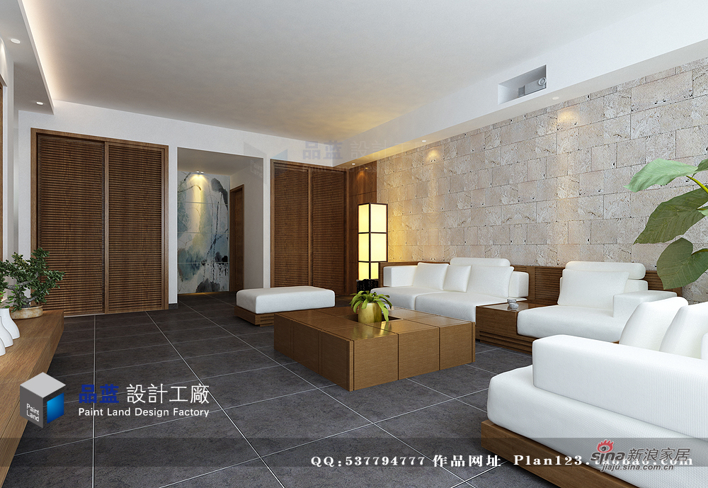 中式 四居 客厅图片来自用户1907661335在【高清】17万打造慢品时光155平29的分享