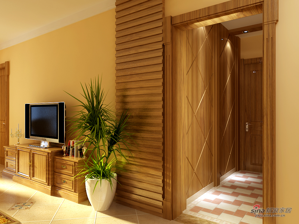 欧式 二居 客厅图片来自用户2745758987在天津实创装饰-简欧风格设计51的分享