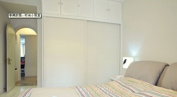 简约 二居 卧室图片来自用户2739378857在5万巧装温馨舒适两居室爱家72的分享
