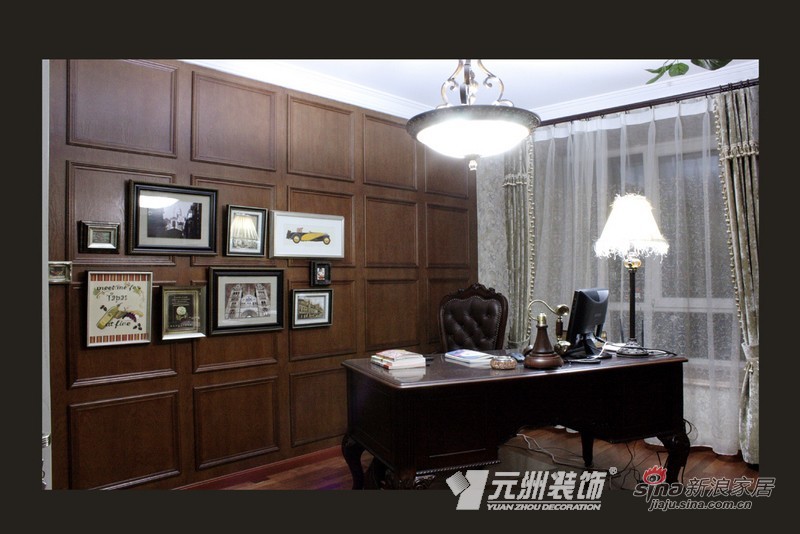 中式 三居 书房图片来自用户1907661335在144平米中式古典风格 回归家的感觉74的分享
