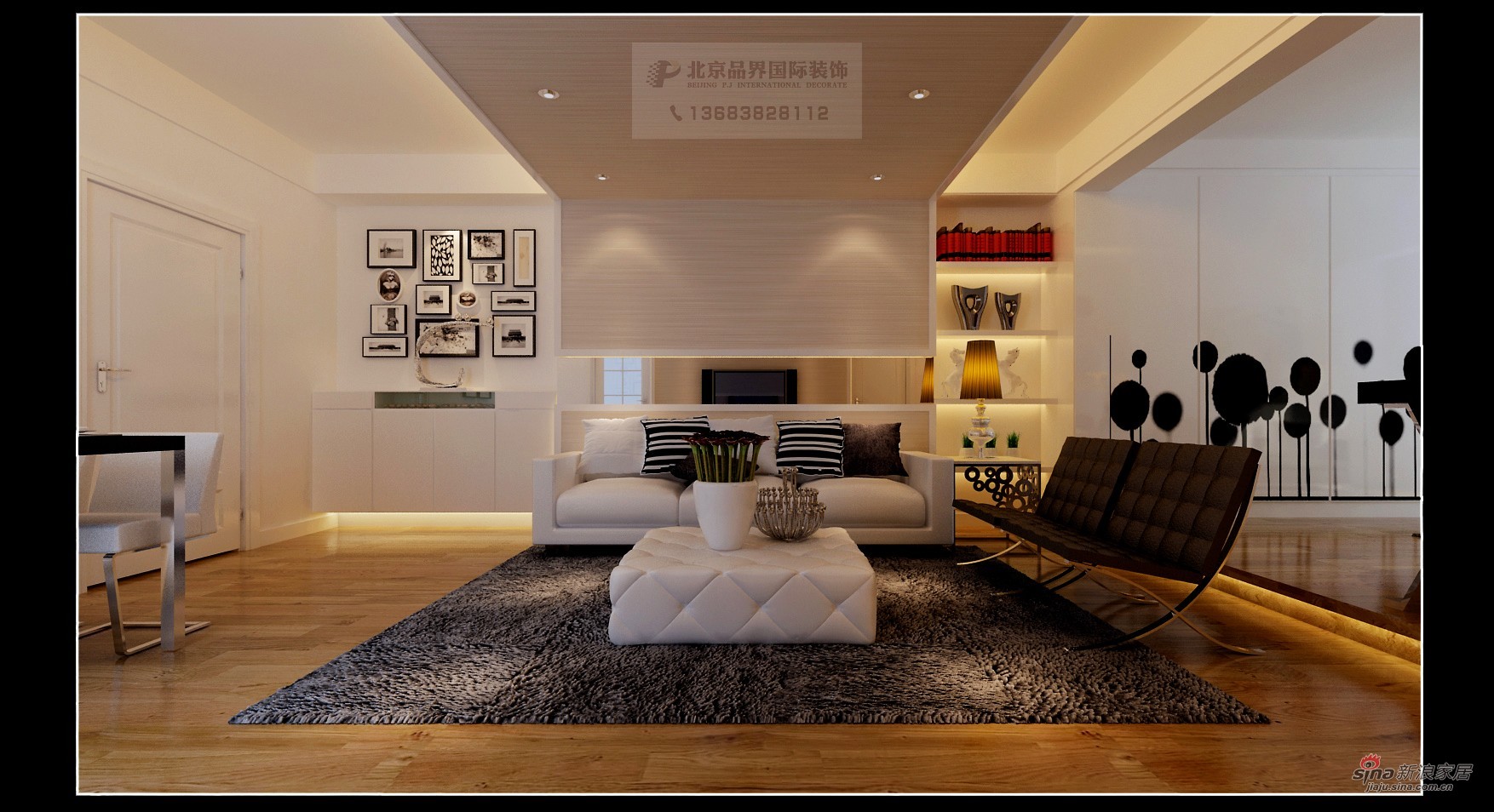 简约 二居 客厅图片来自用户2557979841在白色的扩张力展现房间氛围和采光54的分享