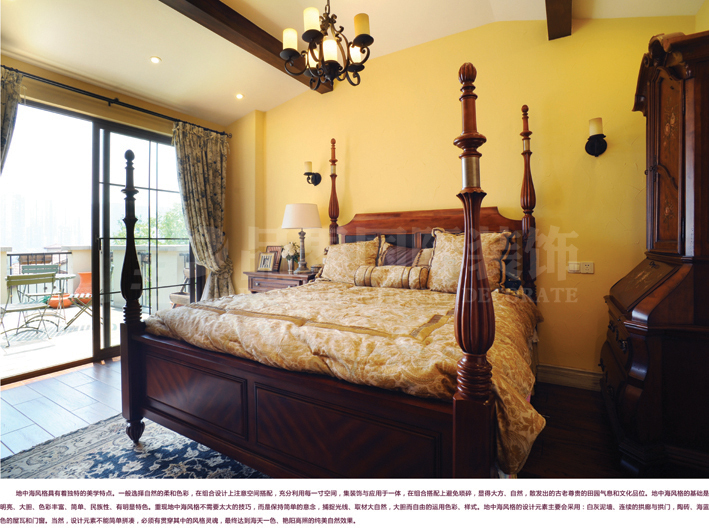 美式 别墅 卧室图片来自用户1907685403在【多图】清水苑356平美式风格！15的分享