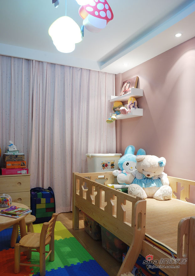 简约 三居 儿童房图片来自用户2557010253在【高清】138平细腻质感时尚3居室76的分享