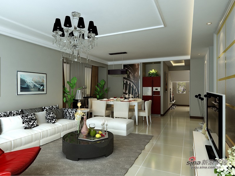 欧式 别墅 客厅图片来自用户2746869241在孔雀城220平米的欧式设计62的分享